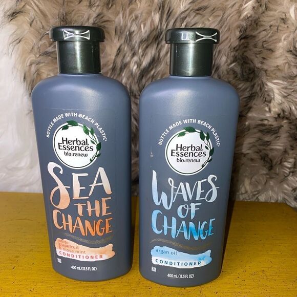 2 Count Herbal Essences Bio Renew 13.5Oz Argan Oil/grapefruit & Mint Conditioner - Picture 1 of 3
